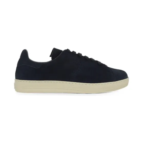 Tom Ford perforated-detail lace-up “Blue” (J1507LCL423NUWM)