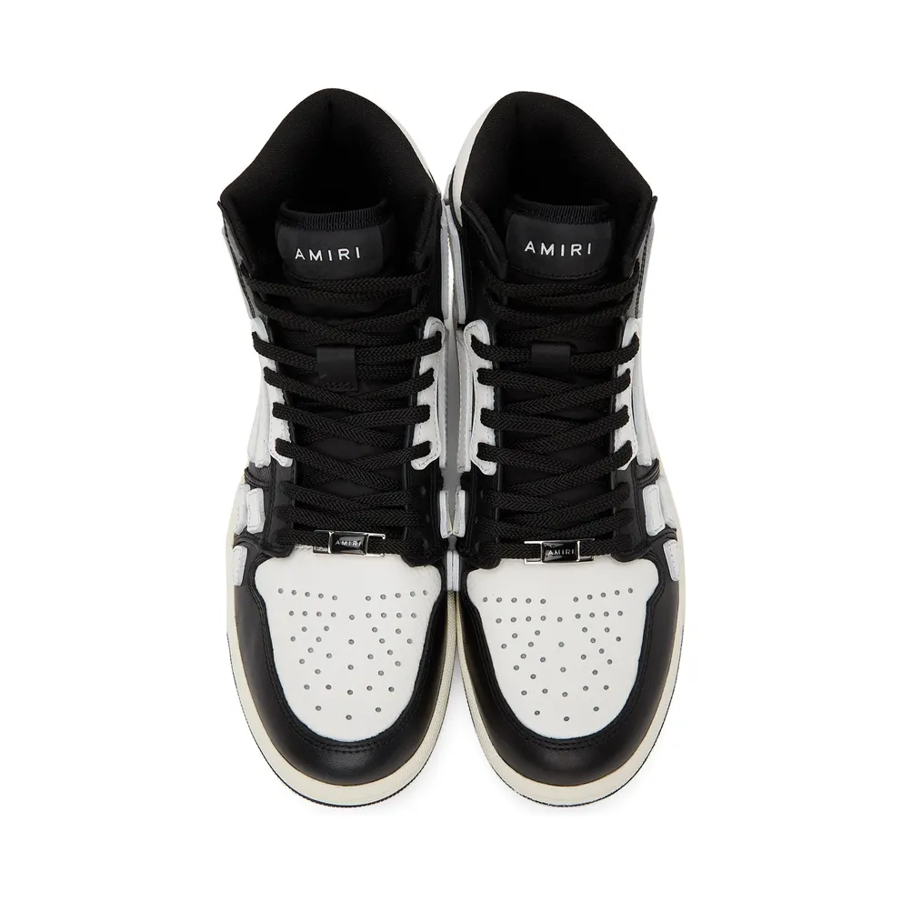 AMIRI Skel Top Hi Black Black White (PS22MFS002004)