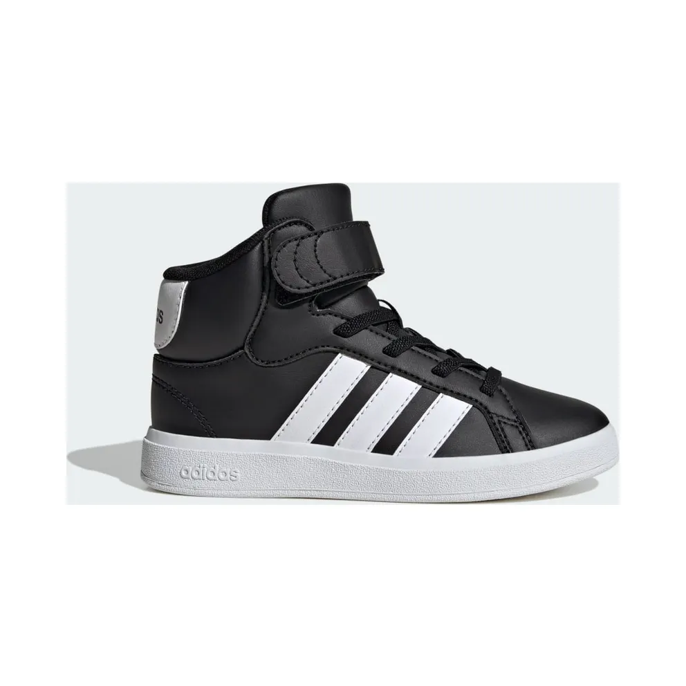 Adidas Grand Court Mid Kids Core Black / Cloud White / Core Black (IE3863)