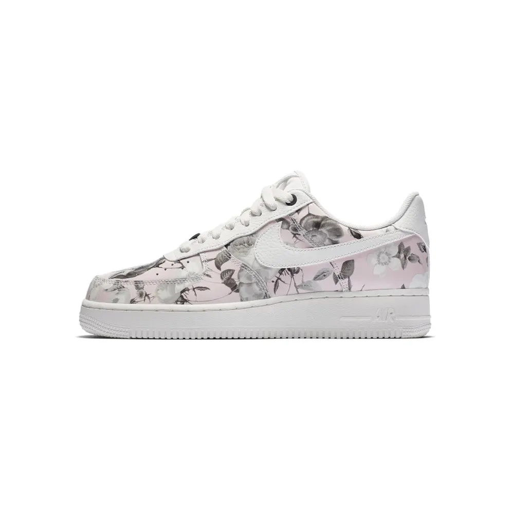 Nike Air Force 1 Low Floral Rose (W) Summit White/Summit White-Summit White (AO1017-102)