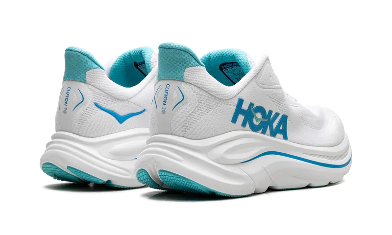 Hoka CLIFTON 10 “WHITE SKYWARD BLUE” (1162030-WKY)