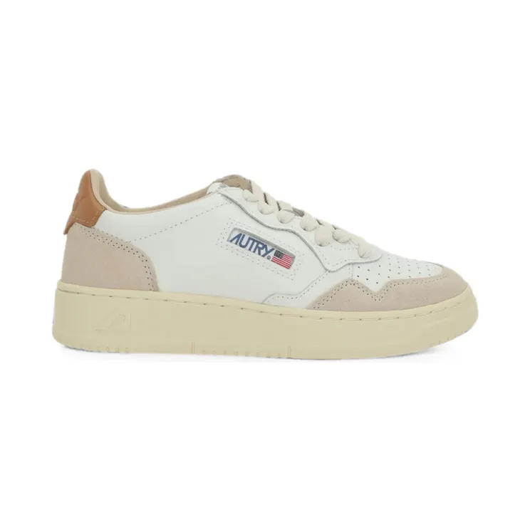 Autry Medalist Leather “White/Neutrals” (AULW LS16)