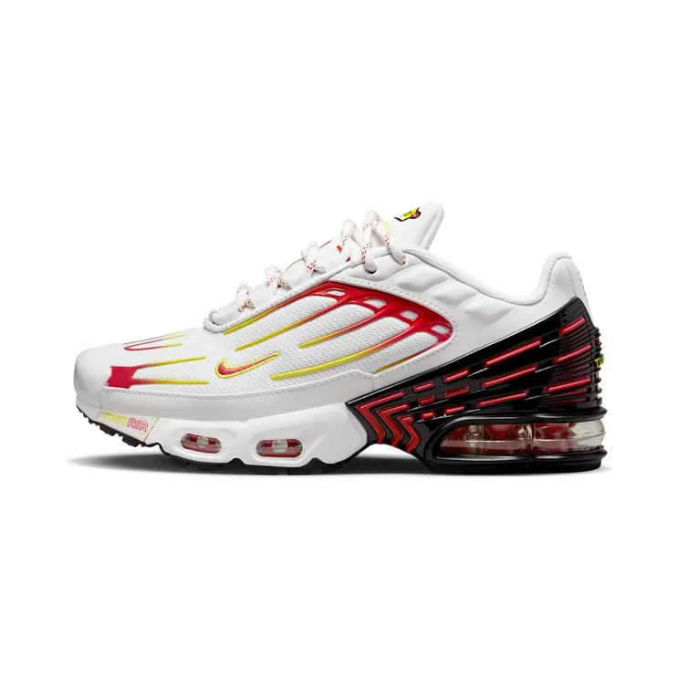 Nike Air Max Plus 3 Summer Nights “White / Yellow Strike / Black / University Red” (DX9263-100)