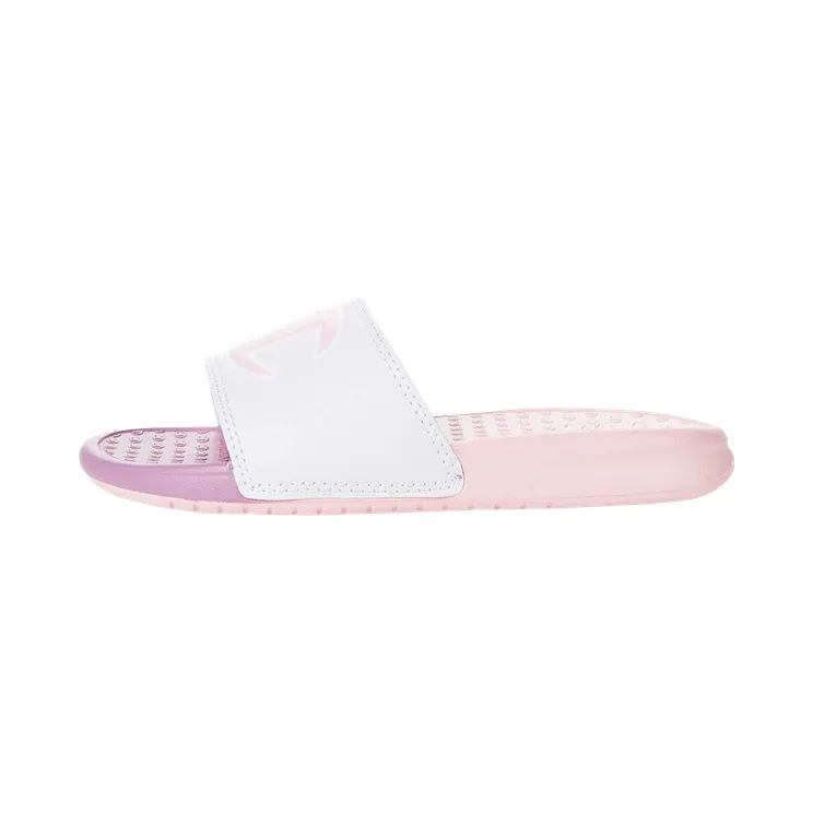 Champion Super Slides Mega Script PS “White / Pink / Multicolor” (CP101183P)