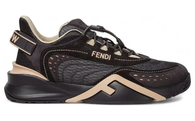 Fendi Flow Technical Low Black Beige (8E8620ASAXF1RUI)
