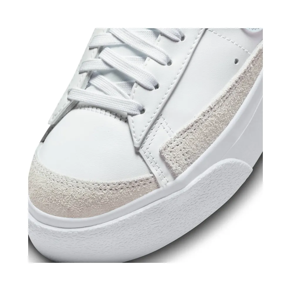 Nike Blazer Low Platform White Light Lemon Twist Blue Tint (DJ0292-112)