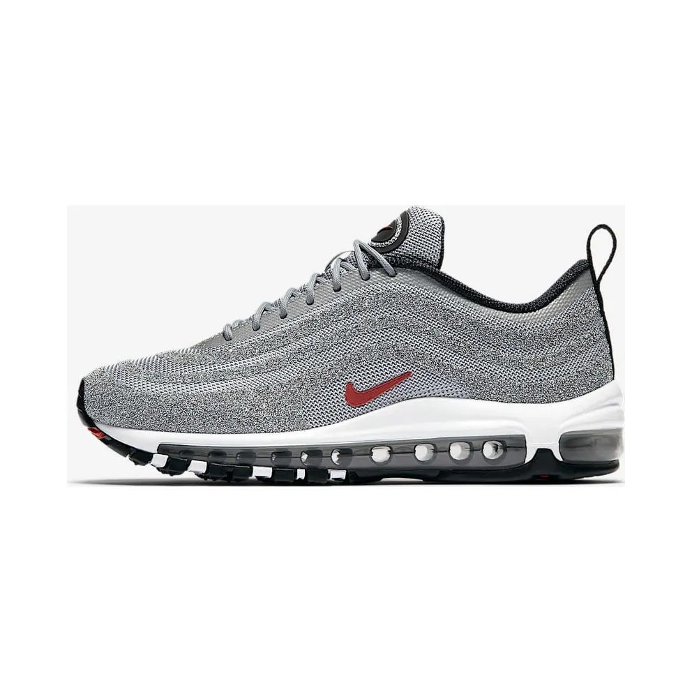 Nike Air Max 97 LX Swarovski Silver Bullet (W) Metallic Silver/Varsity Red-White-Black (927508-002)