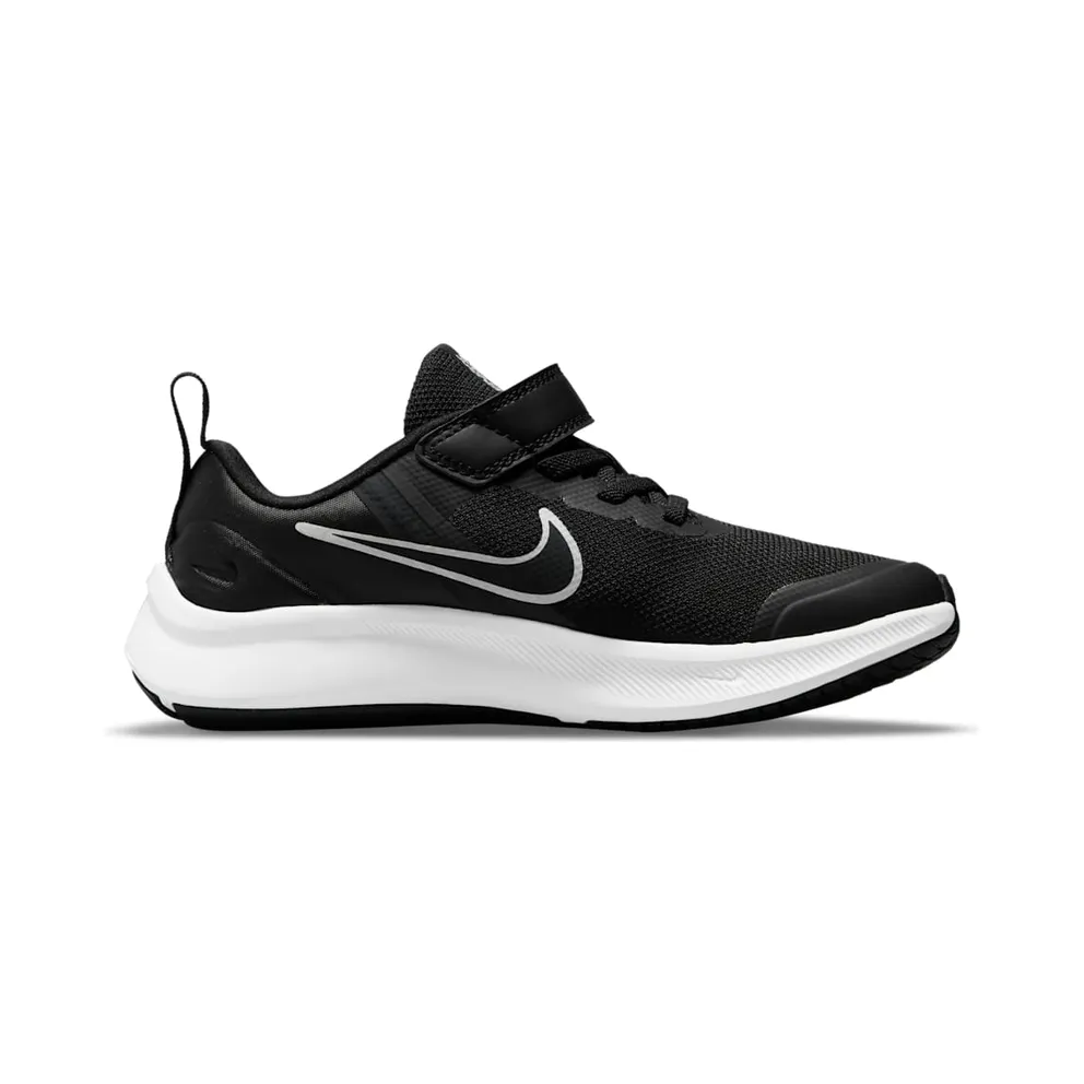 Nike Star Runner 3 Younger Kids’ Black 50% Sustainable Materials (DA2777-003)