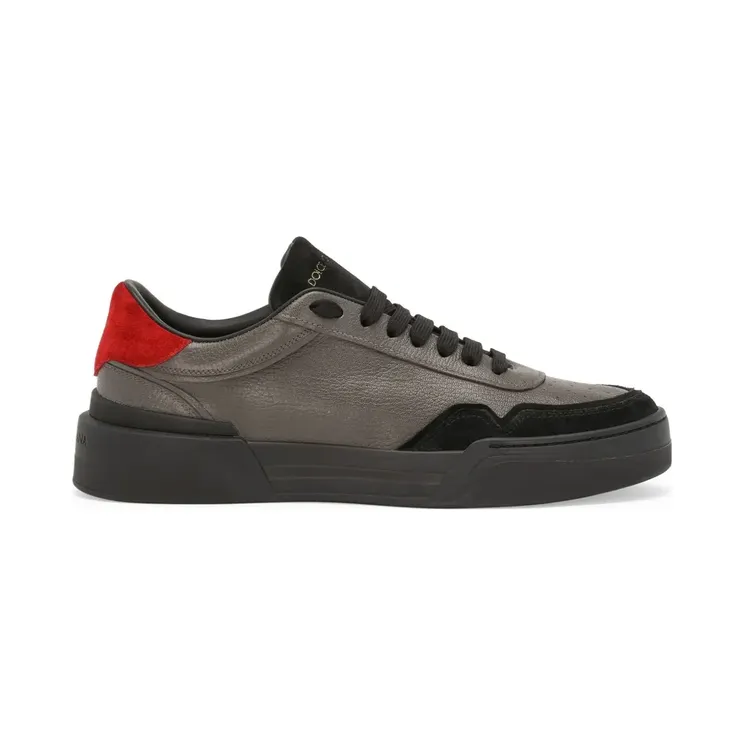 Dolce & Gabbana Dolce & Gabbana New Roma leren met vlakken “Grey” (CS2275AW290)