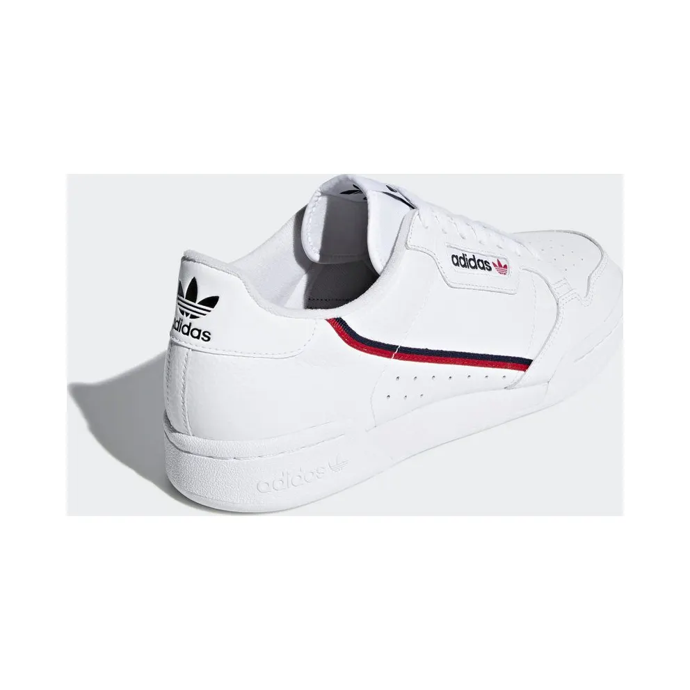adidas Continental 80 White Scarlet Navy Cloud White/Scarlet/Collegiate Navy (G27706)