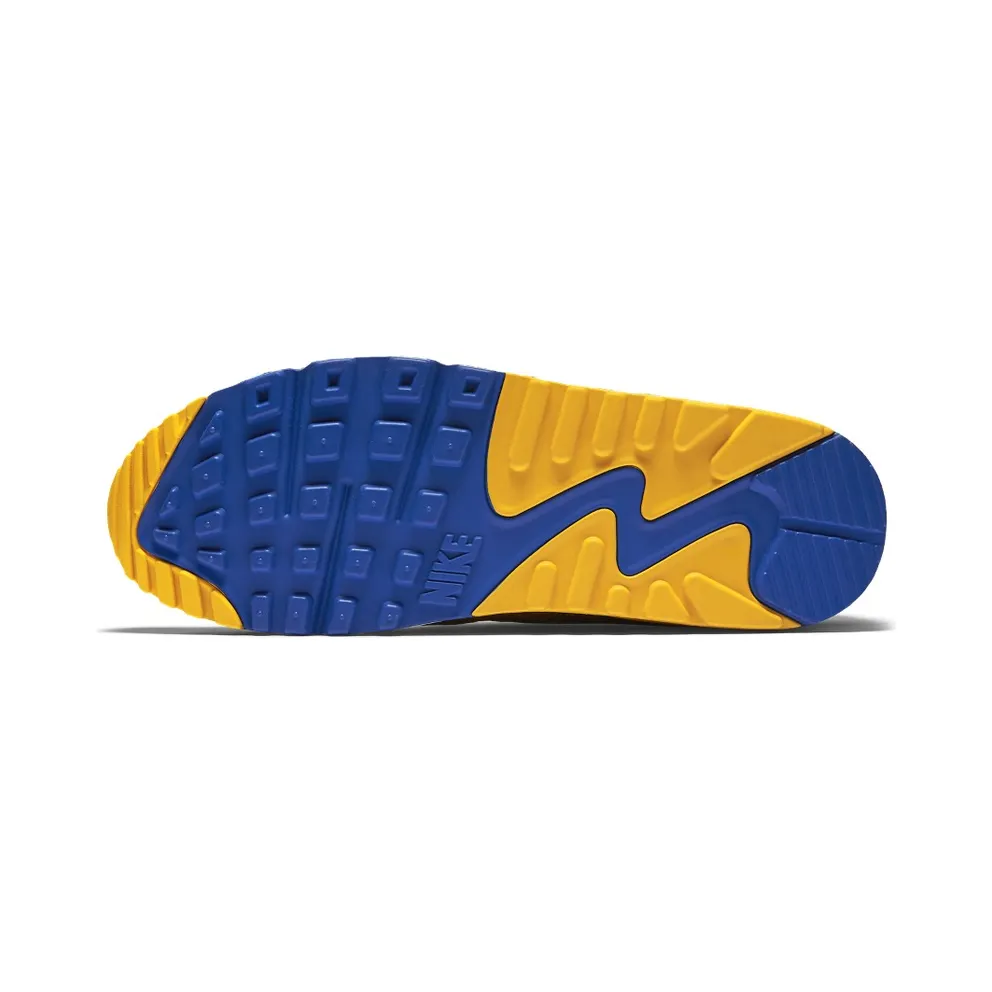 Nike Air Max 90 Curry White/Metallic Gold-Tawny-Game Royal (700155-107)