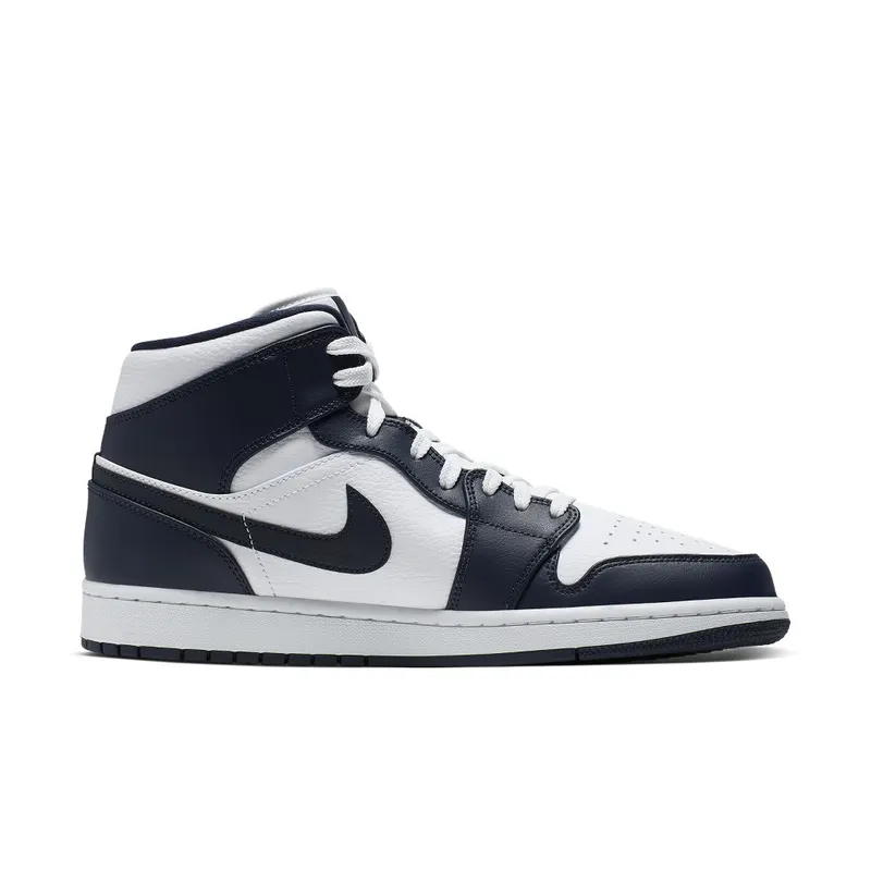Air Jordan Nike AJ I 1 Mid ‘Obsidian’ (2019) (554724-174)
