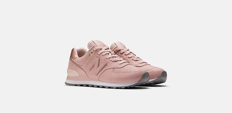 New Balance 574 Snakeskin Pink (WL574NK2)