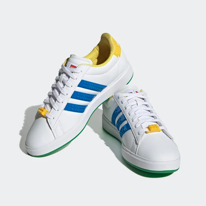 Adidas adidas Grand Court x LEGO® 2.0 Cloud White / Shock Blue / Yellow (HP9382)