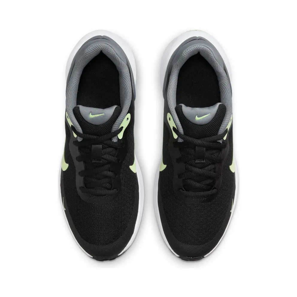 Nike Revolution 7 Black Smoke Grey White Barely Volt (FB7689-006)
