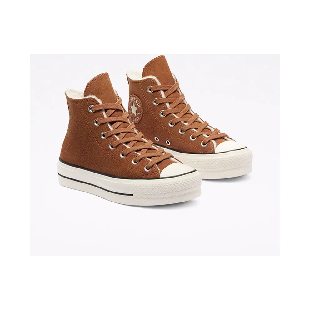 Converse Cozy Club Platform Chuck Taylor All Star High Top Clove Brown/egret/black (570034C)