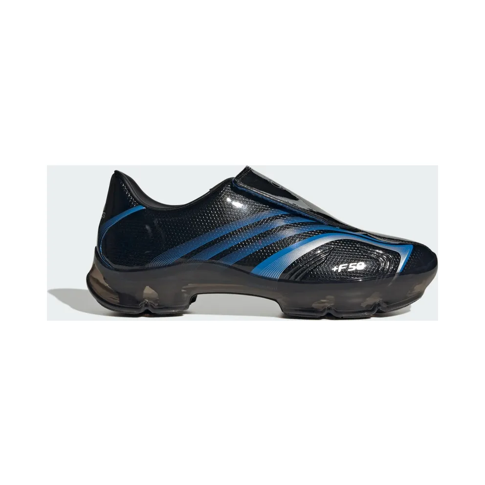 Adidas F50 WALKABLE Schuhe Core Black / Lucid Ray Blue / Silver Metallic (KH6569)