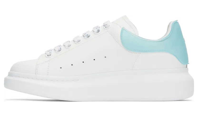 Alexander McQueen White & Blue Oversized Sneakers (625156WHXMT9729) (3)