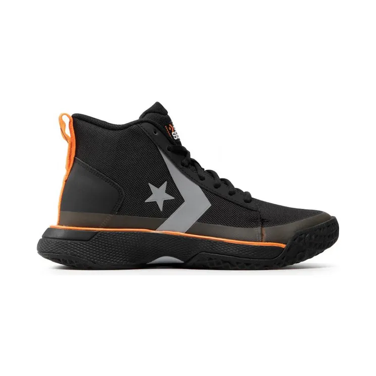 Converse Star Series BB Mid Black Bold Mandarin (165592C)