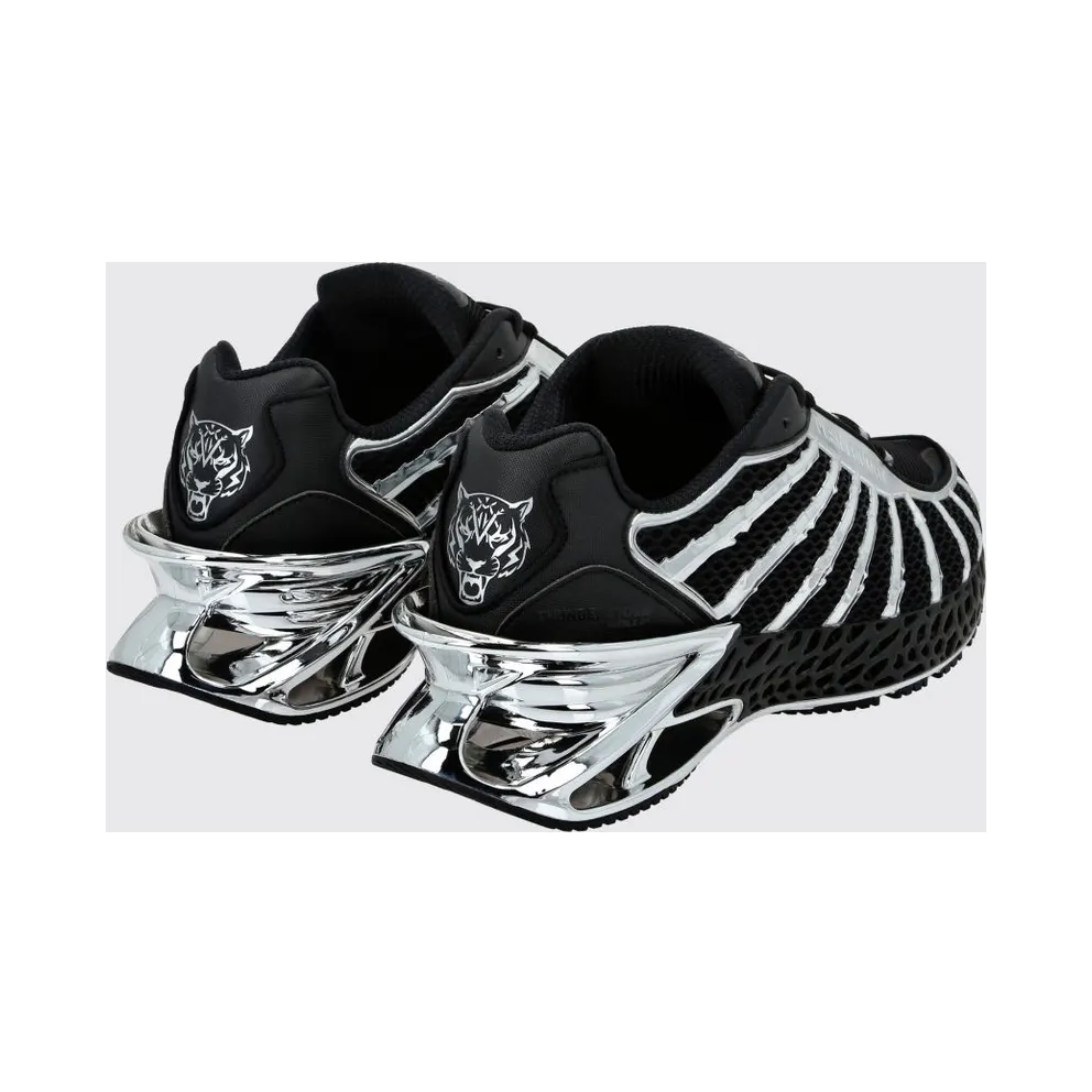 Plein Sport Bicolor Thunderstorm GenX in Mesh with a Chunky Sole Black (FABSUSC0337PTE003N0291)