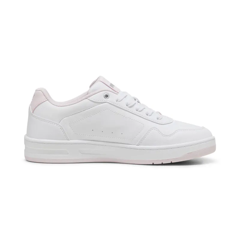 Puma Court Classy “Puma White / Whisp Of Pink / Puma Silver” (395021_04)