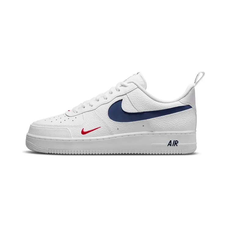 Nike Air Force 1 “White / University Red / Pure Platinum / Midnight Navy” (DJ6887-100)