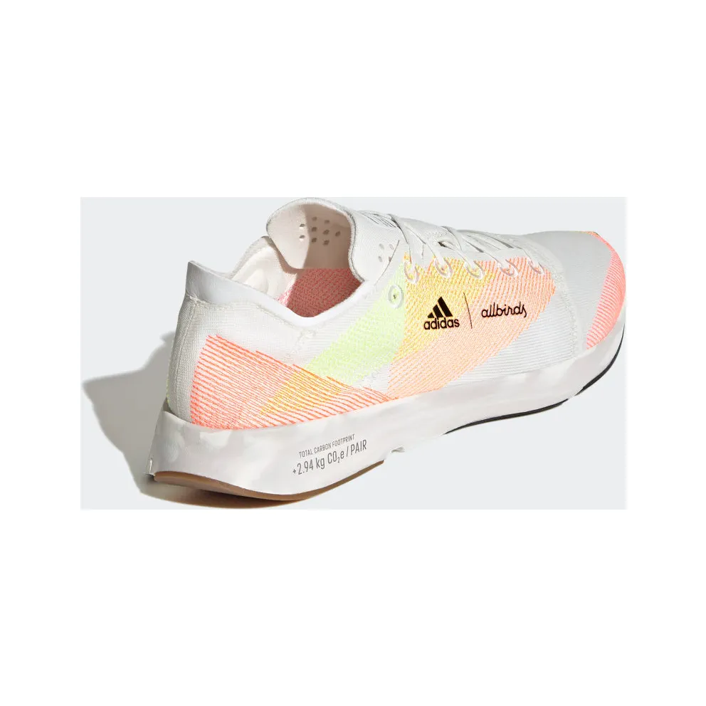 adidas ADIZERO X ALLBIRDS 2.94 KG CO2E Non Dyed / Core Black / Acid Red (H02740)