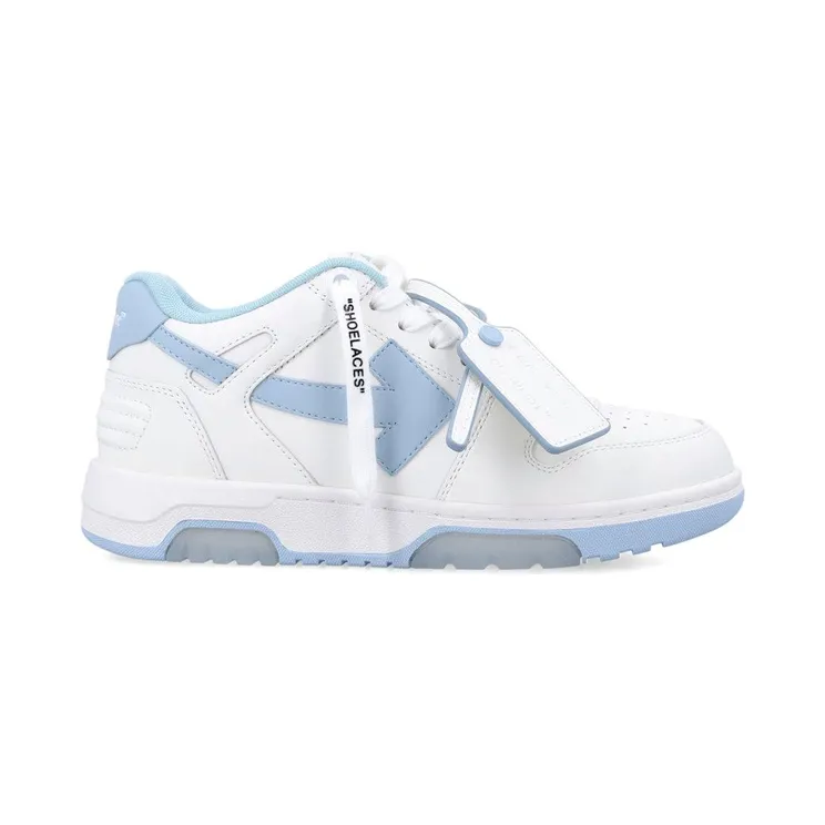 OFF-WHITE Out Of Office OOO Low Tops White Light Blue (OWIA259C99LEA0180140)