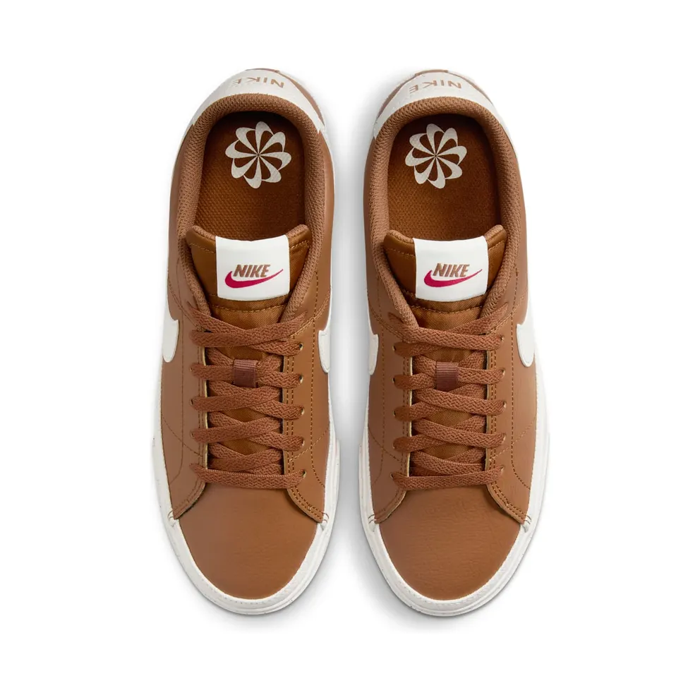 Nike Court Legacy Next Nature Light British Tan Fire Red Sail (DH3161-200)