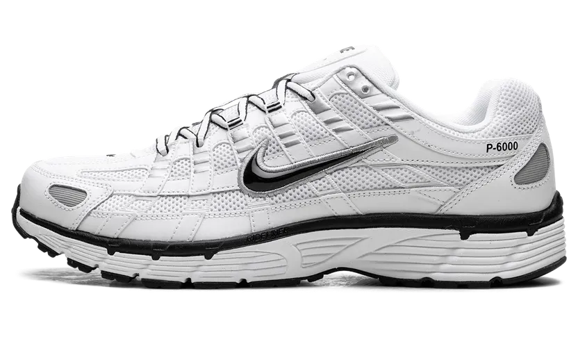 Nike P-6000 “White Metallic Silver Black” (CD6404-107)
