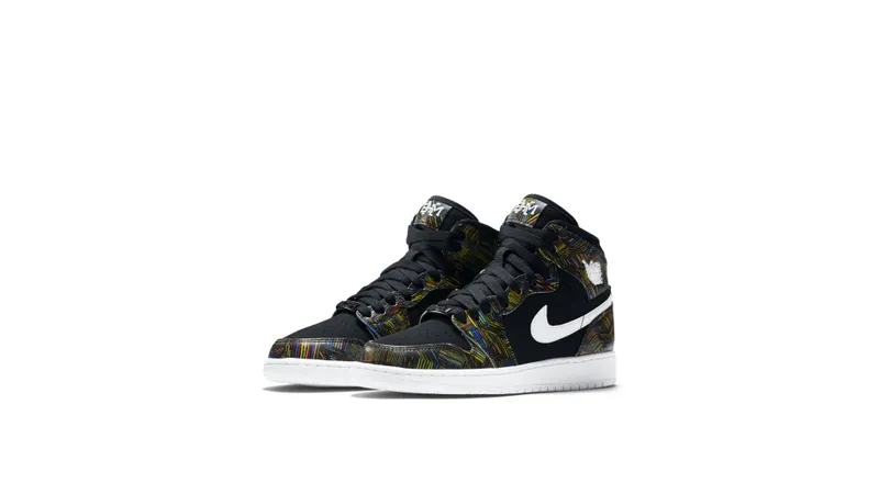Jordan  1 Retro BHM 2016 (GS) Black/White/Black (739640-045)