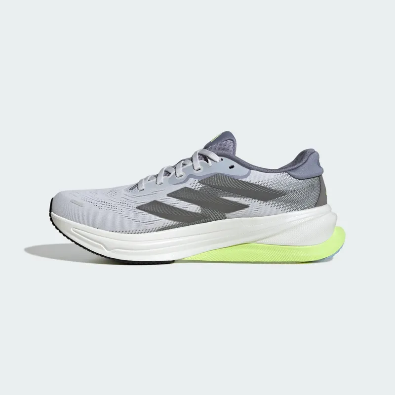 Adidas Supernova Solution 2.0 Running Shoes Dash Grey / Iron Metallic / Hi-Res Yellow (IH8720)