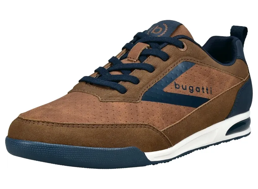 Bugatti sneaker Donkerblauw / Cognac (321-A3819-5000-6300)