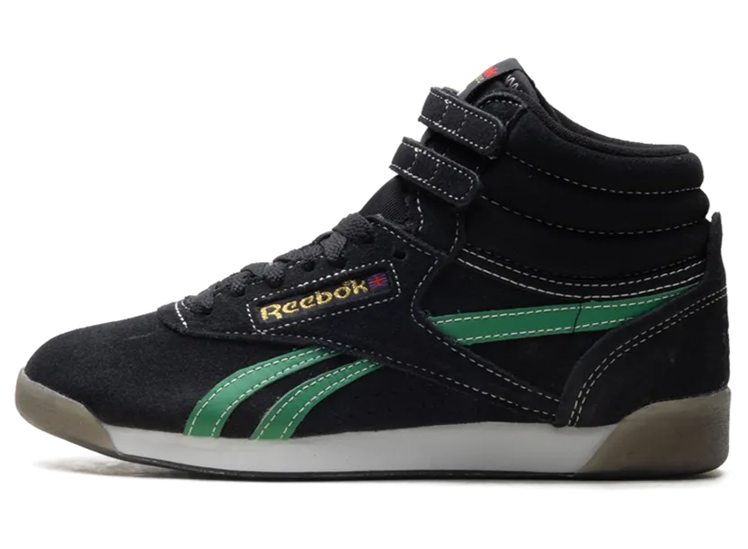 Reebok Freestyle High “Human Rights Now! – Black Green” (HQ4141)