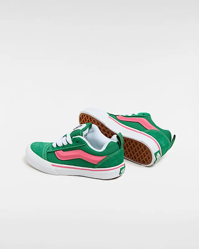 Vans Knu Skool PS “Green / Pink / White” (VN000CYUBOC)