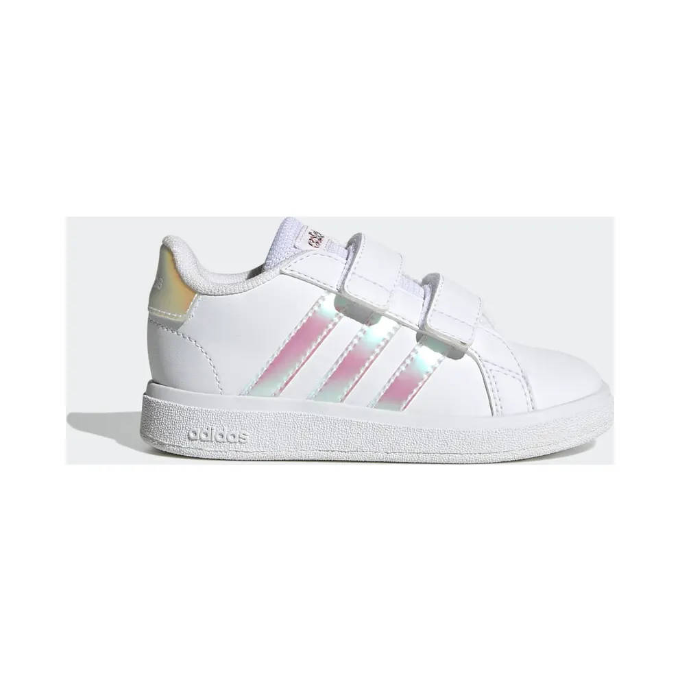 Adidas Grand Court Lifestyle Court Hook and Loop Cloud White / Iridescent / Cloud White (GY2328)