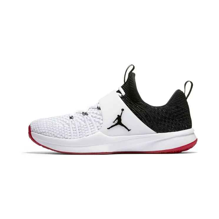 Jordan Trainer 2 Flyknit “White / Black / Gym Red” (921210-101)
