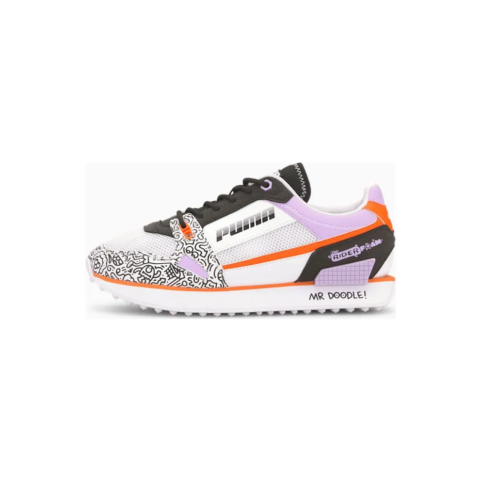 Puma Mile Rider Mr. Doodle (W) Puma White/Puma Black (374215-01)