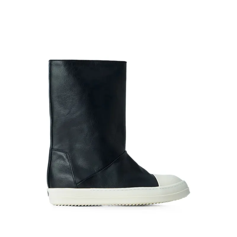 Rick Owens Sneakwaders Round-toe “Black” (RU02F4886 LOO 911)