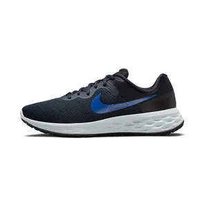 Nike Revolution 6 Next Nature “Dark Obsidian / Black / Grey Fog / Hyper Royal” (DC3728-400)
