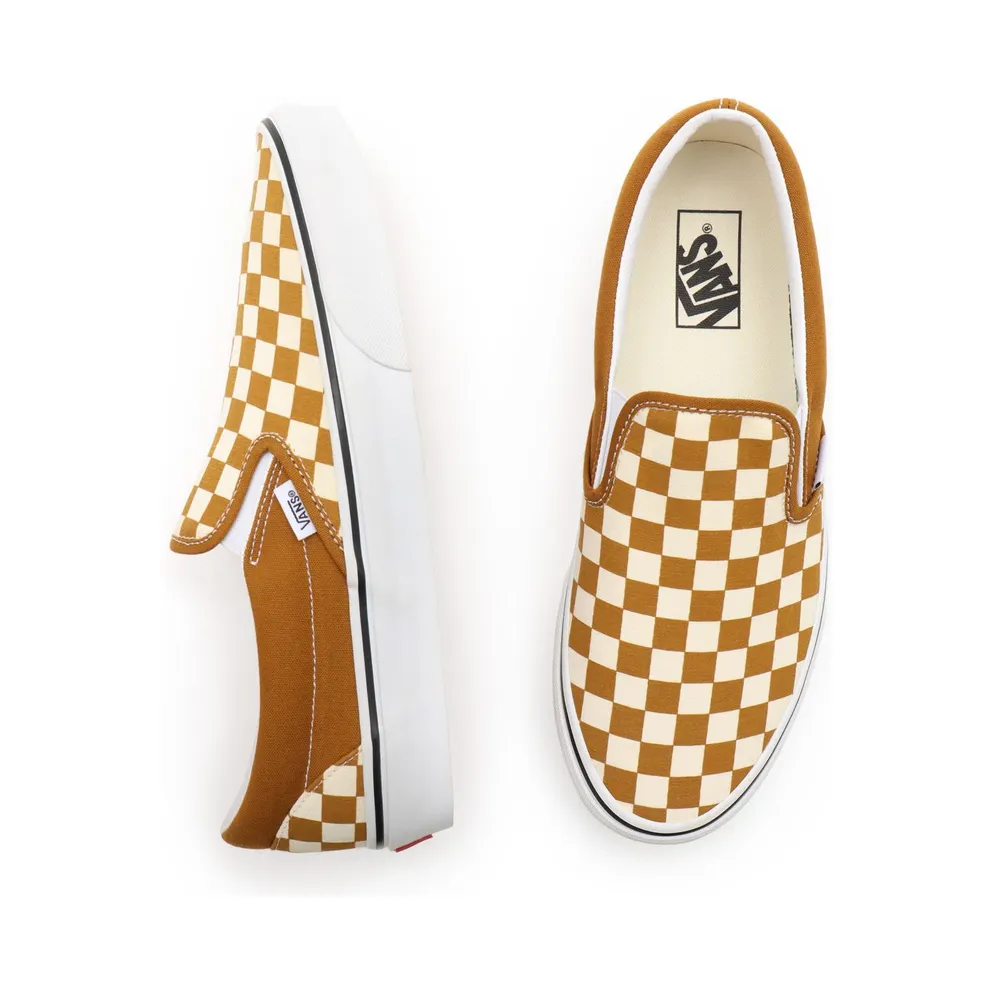 VANS Checkerboard Classic Slip-on Shoes Brown (VN0A33TB9HN)