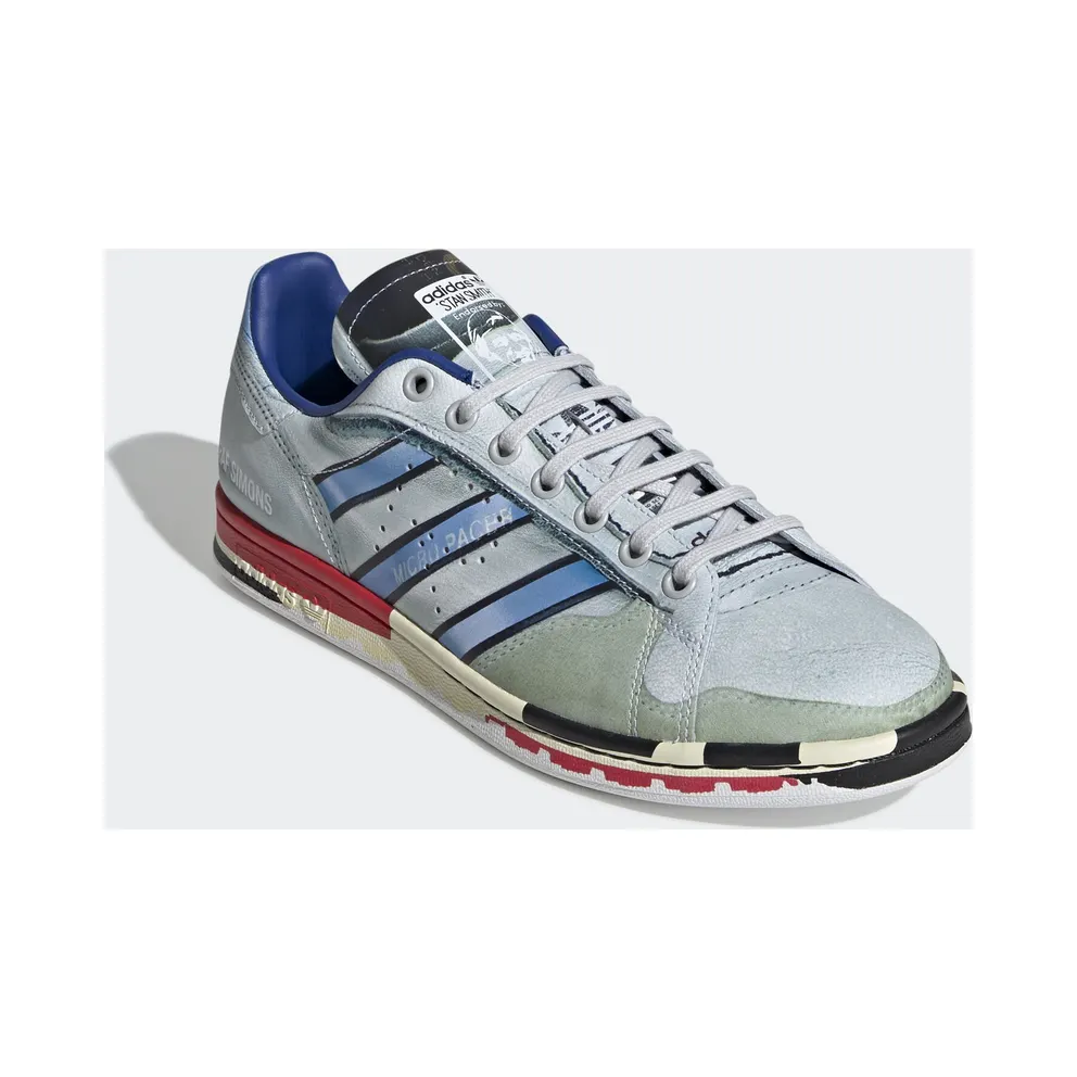 adidas Micropacer Stan Smith Raf Simons Silver Metallic/Red/Red (EE7950)
