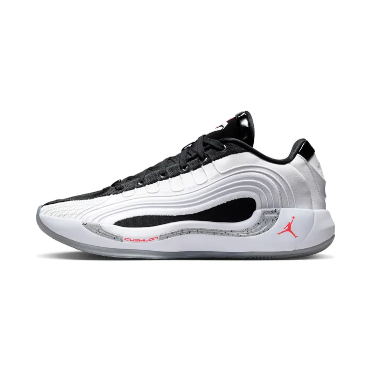 Jordan Luka 4 White Cement “White / Black / Wolf Grey / Bright Crimson” (HF0823-101)