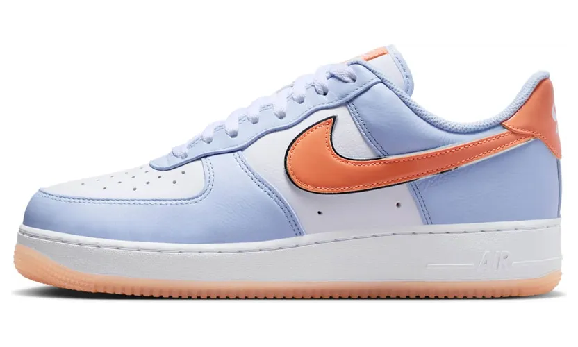 Nike Air Force 1 Low ’07 “Hydrogen Blue Orange Frost” (IR1980-407)