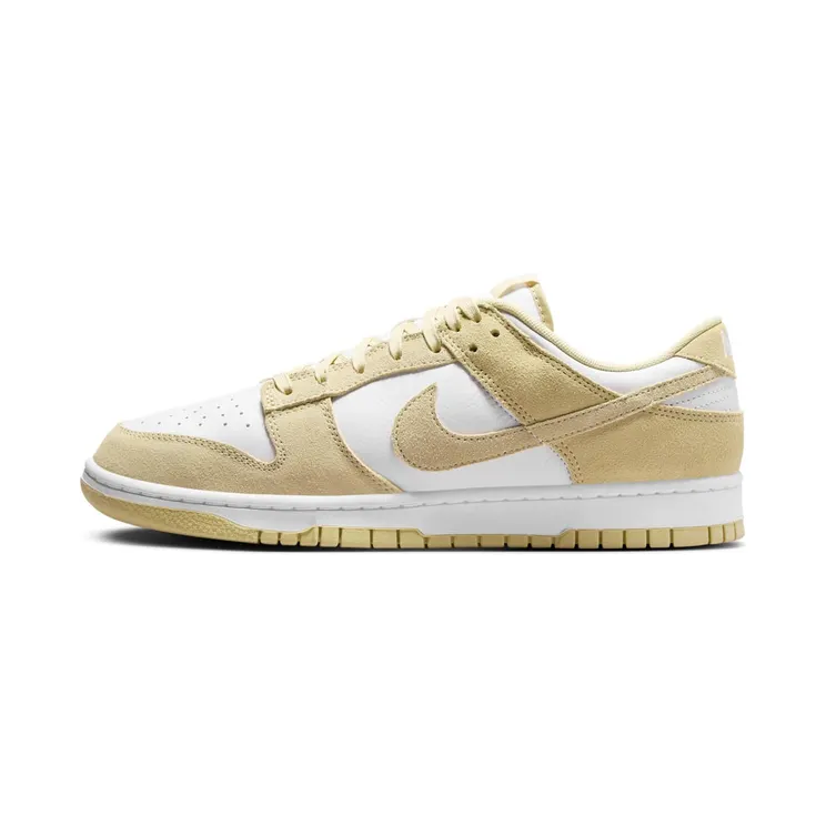 Nike Dunk Low SE Team Gold Suede “White / Team Gold” (FQ8249-102)