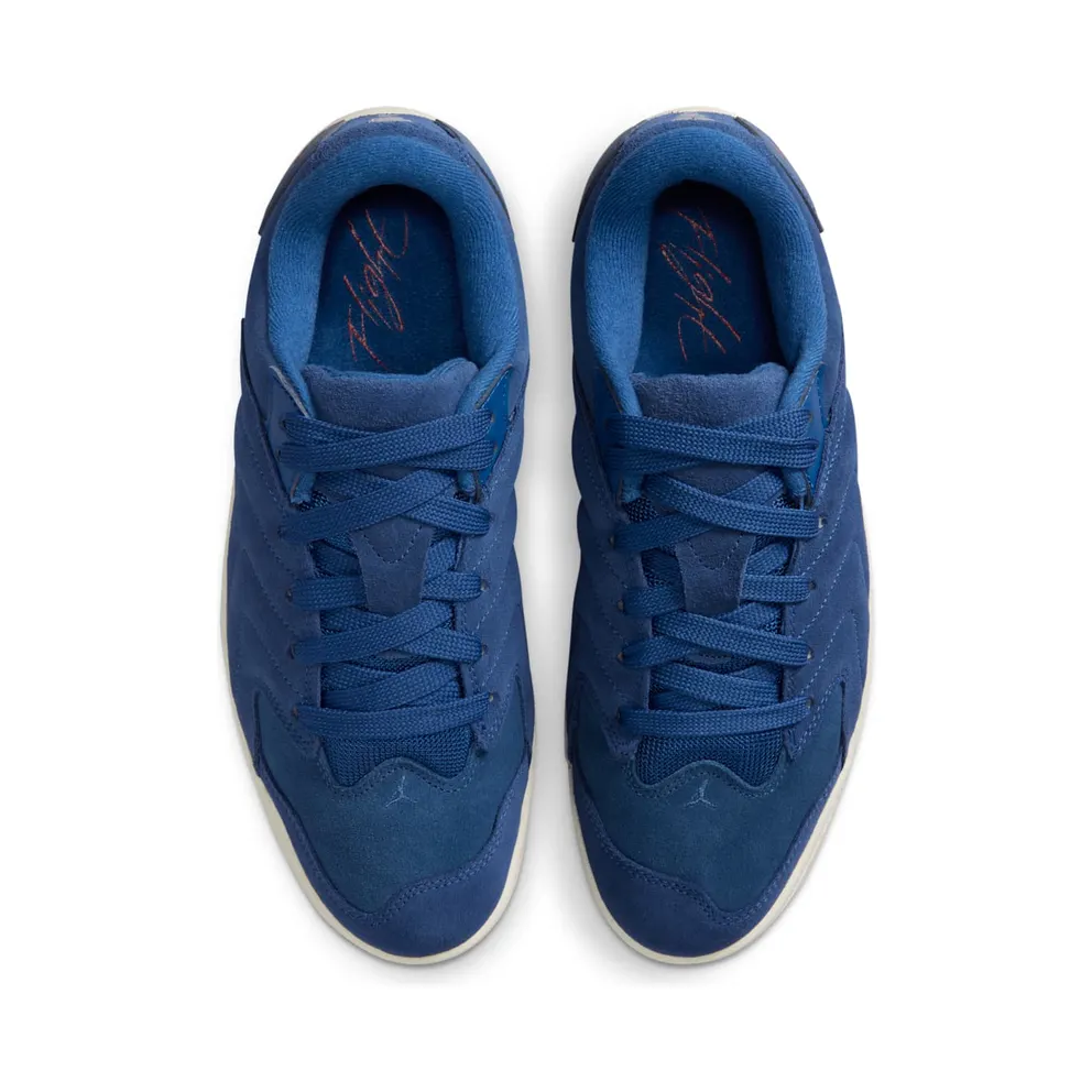Jordan Session “Storm Blue / French Blue / Pale Ivory / Varsity Red” (IB3731-400)