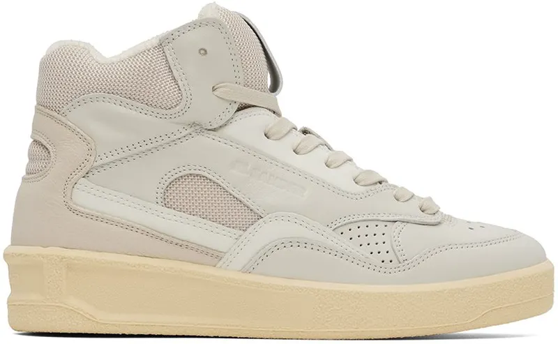 Jil Sander Beige Basket High-Top 109 Nude (J15WS0007_P4869)
