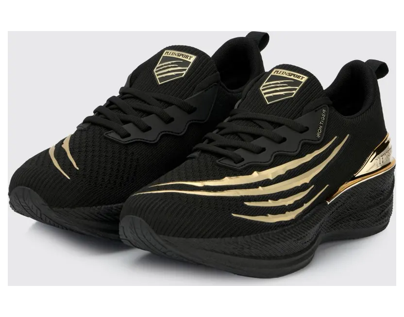 Plein Sport Iron Tiger Polyester Sneakers Black 2 (AAESUSC0844STE003N0293)