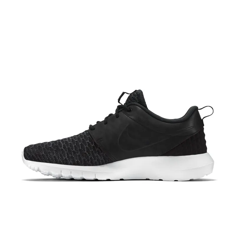 Nike Roshe Run Flyknit PRM Black White Black/Black-Dark Grey-White (746825-001)