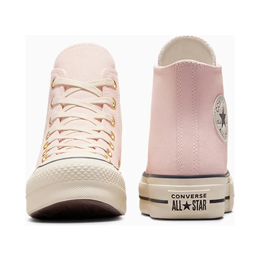 Converse Chuck Taylor All Star Lift Platform Suede Pale Petal/Natural Ivory/Black (A13823C)